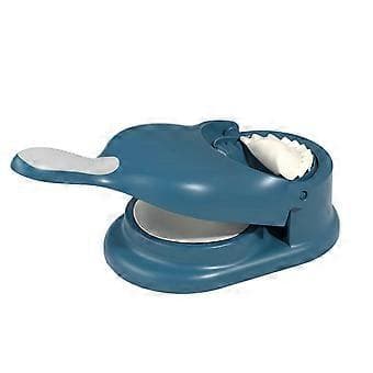 Degpress för dumplings, tidsbesparande och ergonomisk design, snabb formning, köksredskap (Blå)