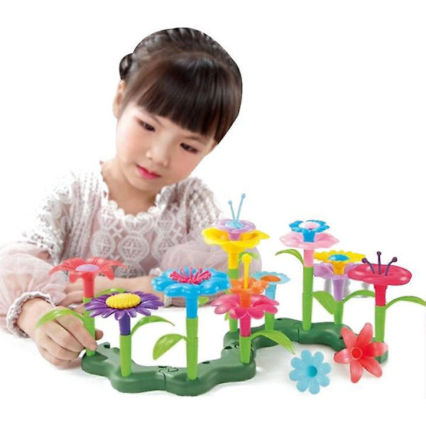 Itse tehty kukkien asettelu lelu 148 PCS