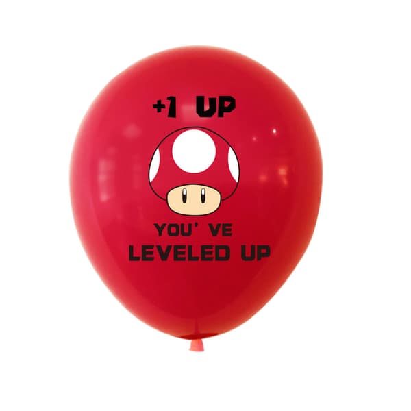 Super Mario-tema dekorative balloner til børnesæt