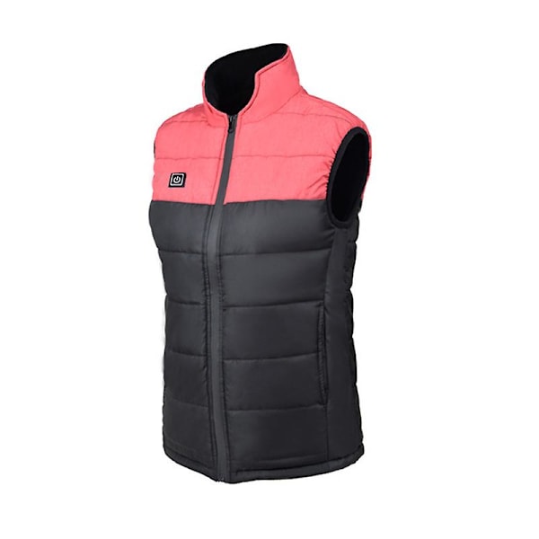 Oppladbar Varm Vest Vaskbar Elektrisk Varmevest Med 3 Varmeinnstillinger For Vinter Men Single Control 4XL