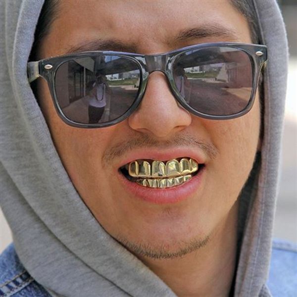 SHOP-STORY - Hip Hop Grillz Stil Tandset - Guld