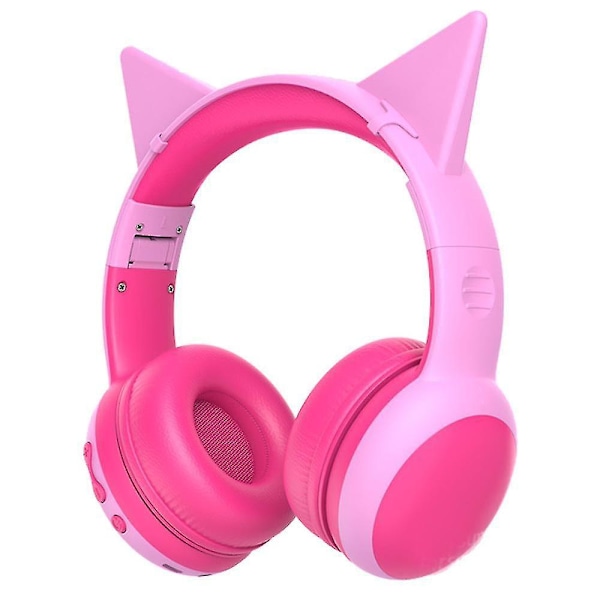 Bluetooth Hörlurar Kompatibla med Barn(Rosa)