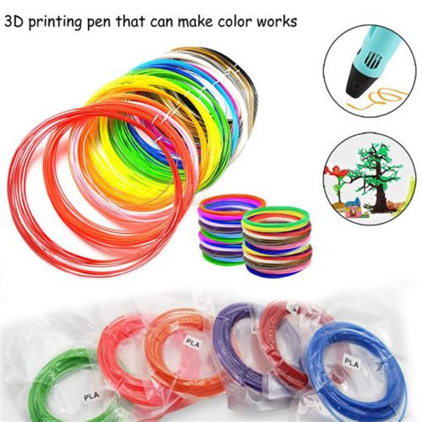 10 Meter 20 stk. 3D-printpen forbrugsstoffer