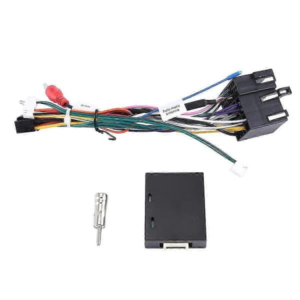 [LCS] Bil Android Radio CANBus Kabel Strømledningsnett Sokkeladapter med CAN Bus Dekoder for Alfa Romeo 147 159 Black