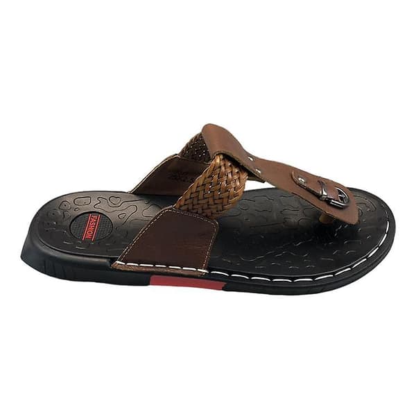 [LCS] Herr Läder Casual Flip Flops Andningsbara Sandaler Tide 42