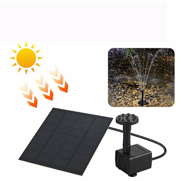 Aurinkolähdepumppu Aurinkovesipumppu Aurinkovesipumppu lintukylpyihin