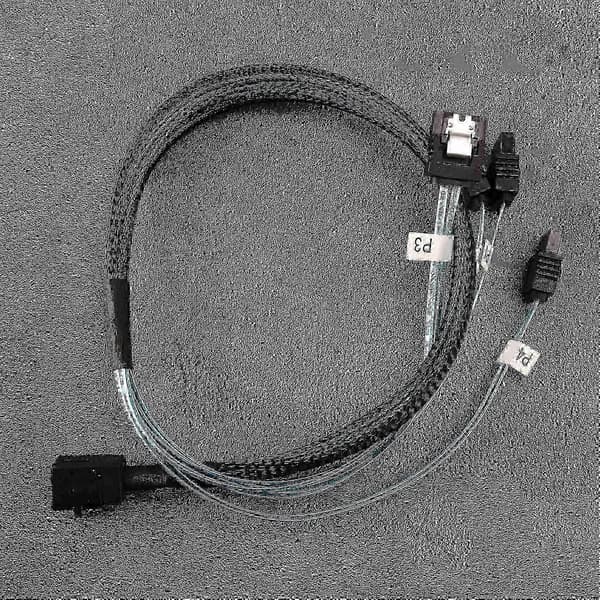 SFF-8643 til SATA Forward Breakout-kabel, intern Mini til SATA-adapter for RAID-kontroller