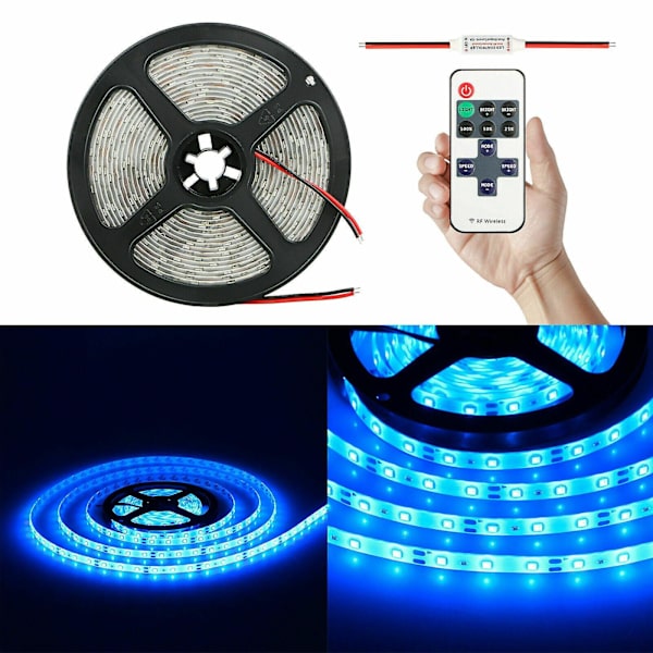 Blå LED Strip Ljus