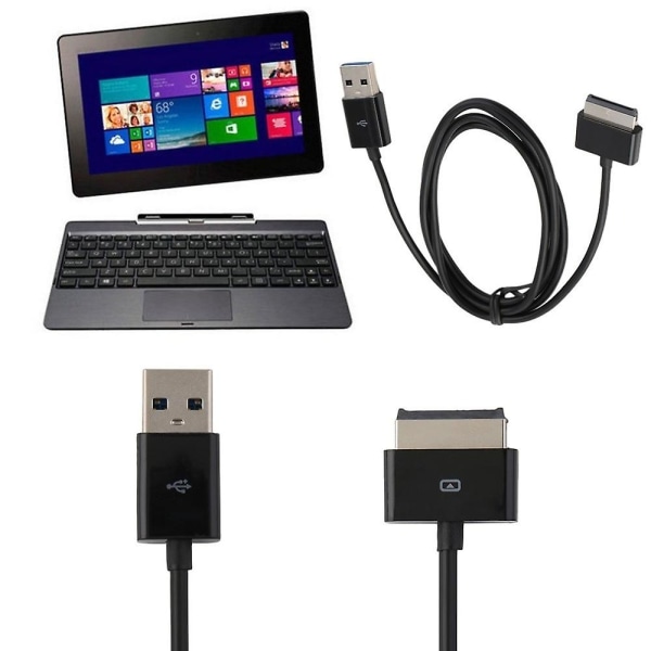 Bärbar USB-datakabel Laddningskabel Stöd Data Synkronisering För Asus Eee Pad Transformer Tf101 Tf201 Surfplatta