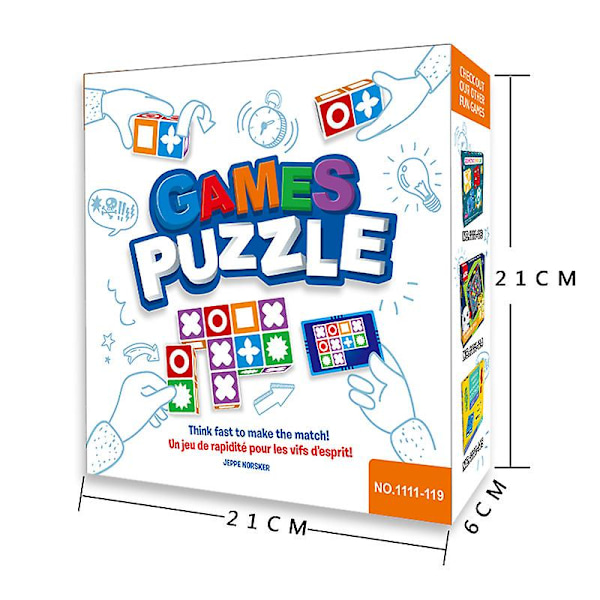 Snabbmatchning The Game Master Space Logik Tänkande Pussel Barn Interaktivt Spel BASIC