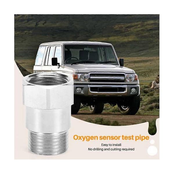 [LCS]PCS O2 oksygensensor testrørforlenger adapter avstandsstykke x 1.5 (1) Bung Silver