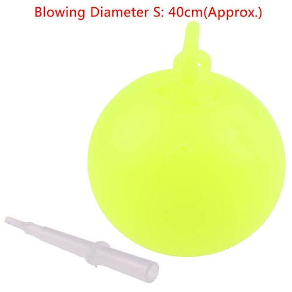 Mjuk luft- och vattenfylld bubbelboll för barn utomhus YELLOW S