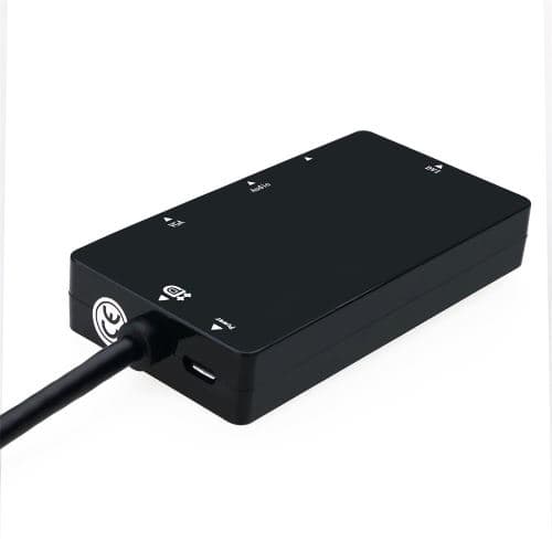 [LCS] 4-i-1 DisplayPort DP til VGA DVI HDMI Audio USB-adapterkonverter