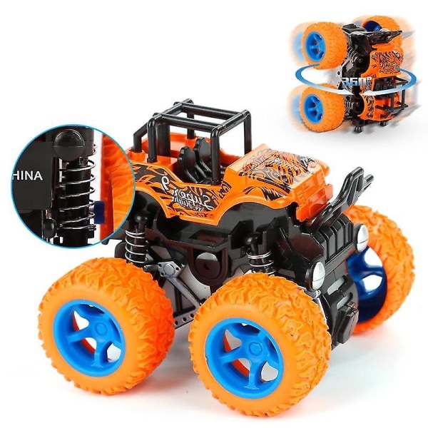 Tecknad Monster Truck modell Leksaksbil Orange