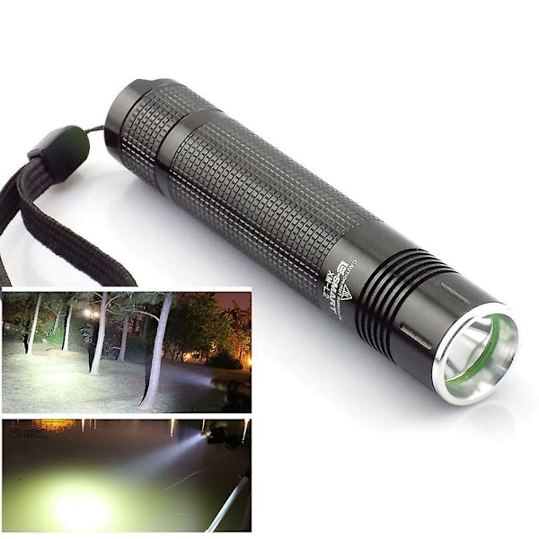 Super Bright Mini Led Lommelygte L2 2000 Lumen Flash Light Torch Lampe Linterna
