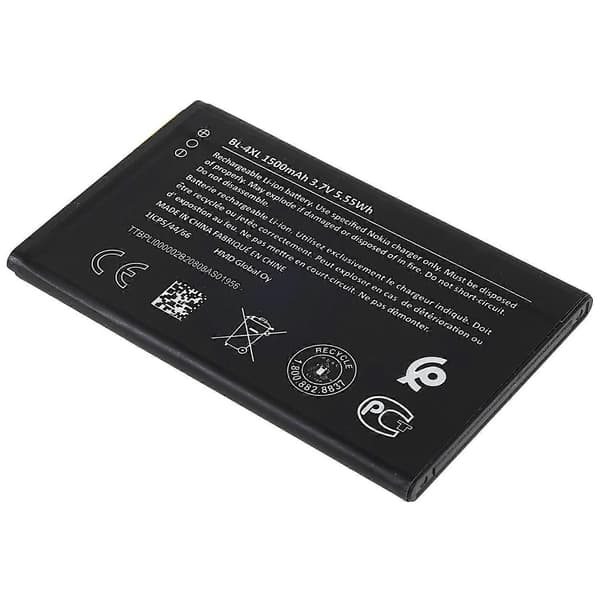 [LCS] For Nokia 6300 4G/8000 4G 3.70V 1500mAh Li-ion batteri erstatningsdel (Encode: BL-4XL)