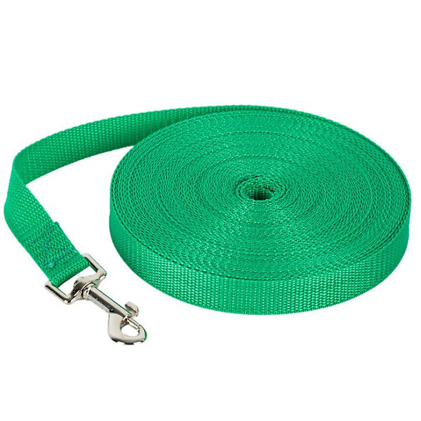 50m hundkoppel för husdjur, utomhus spårningskoppel för stora hundar green 10 m *2 cm