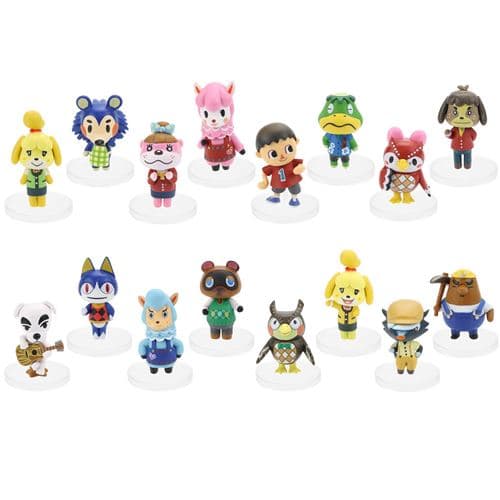 [LCS]Sæt med 16 stk. Animal Crossing figurer 6 cm
