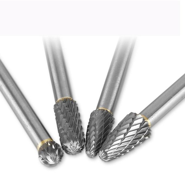 Hårdmetall Fräs Stift Set Dremel Borr Bits Roterande Slipmaskin Slipning