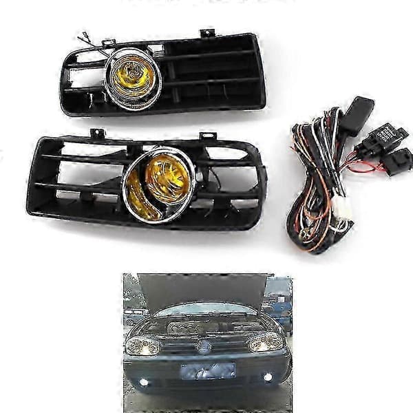 [LCS]Varselljus för Mk4 Golf med LED-dimljus black