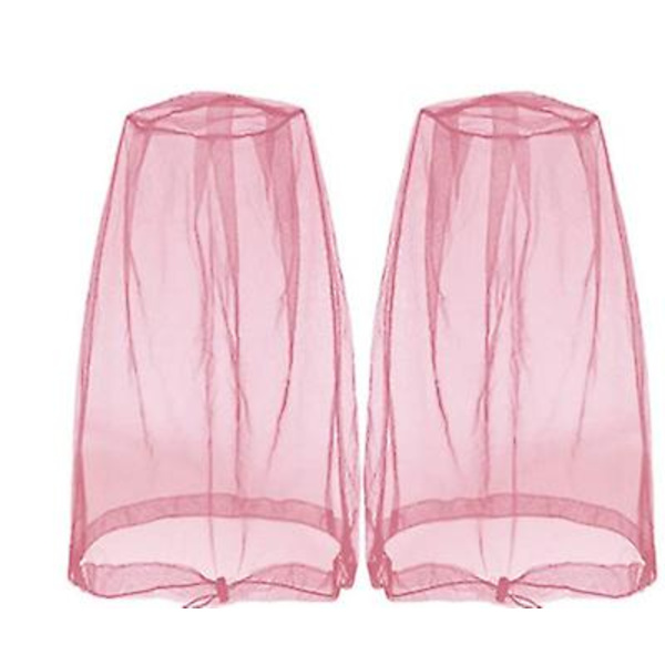 Myggenet til hovedet, velegnet til enhver udendørsentusiast pink