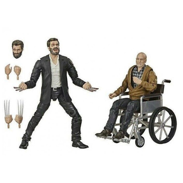 MARVEL LEGENDS 6” X-MEN MARVEL'S LOGAN &amp; CHARLES XAVIER FIGURE 2-PACK SDCC 2020