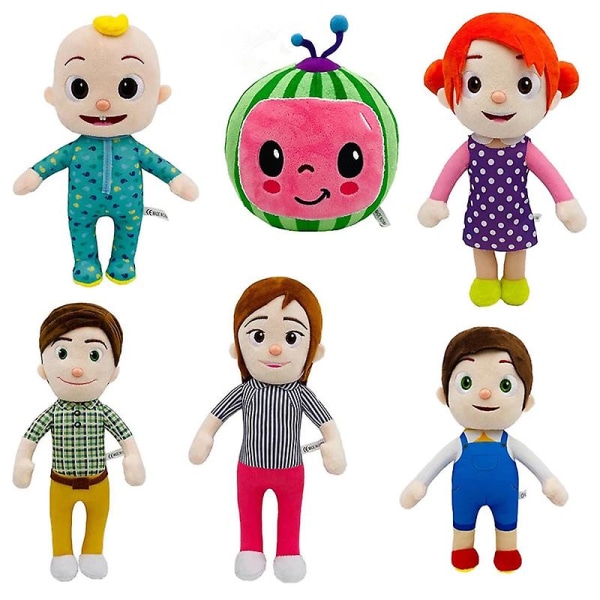 Cocomelon Jj Plyschleksak 26cm/10in Pojke Gosedjur Pedagogisk Barn Födelsedagspresent Family