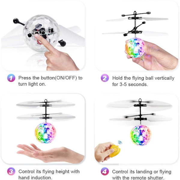 Mini Fjärrkontroll Drönarhelikopter Eller Boll Elektronisk Barnleksak
