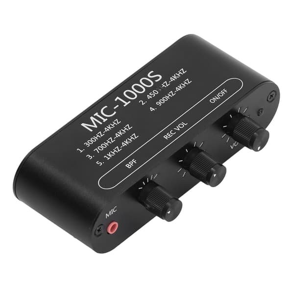 [LCS] Mikrofon Audio Effektforstærker Justerbar Frekvens Mainframe Forstærkning 200 Gange 45db til 600 Gange 55db