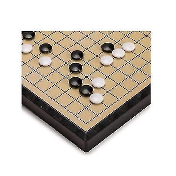 Stor magnetisk Go-spelbräda med en enda konvex bärbar sten
