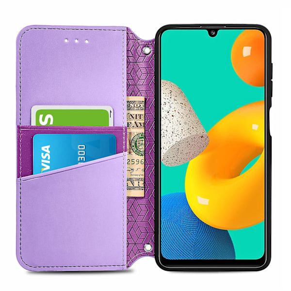 Etui til Samsung Galaxy M32 Wallet Mønster Handytasche Coq