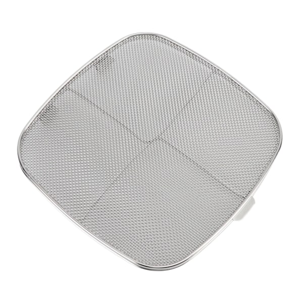 Fritørsprutbeskyttelse 304 Rustfritt Stål Dobbel Fritørsprutbeskyttelse for Oval Grillmaskin Hjem