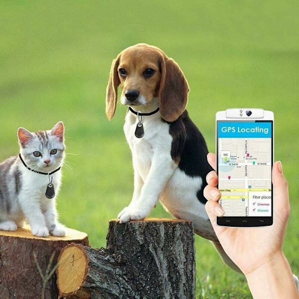 (5-pak) GPS Tracker Smart Nøglefinder Locator Anti-Tab Bluetooth
