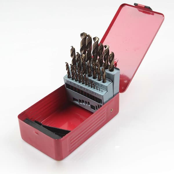 [LCS] Twistborbitsetui Borebitsdispenser Organizer, Metal, Tilbehør 25 Slots