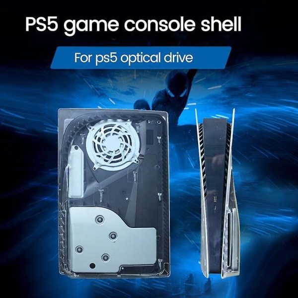 Genomskinligt skyddande skal för sony PS5 case , byte av cover för tillbehör till playstation 5 3