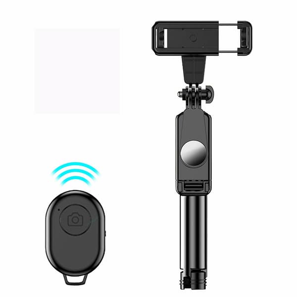 [LCS]Selfie Stick, Bluetooth Selfie Stick Stativ 3-i-1 Selfie Stick med Bluetooth-fjernkontroll