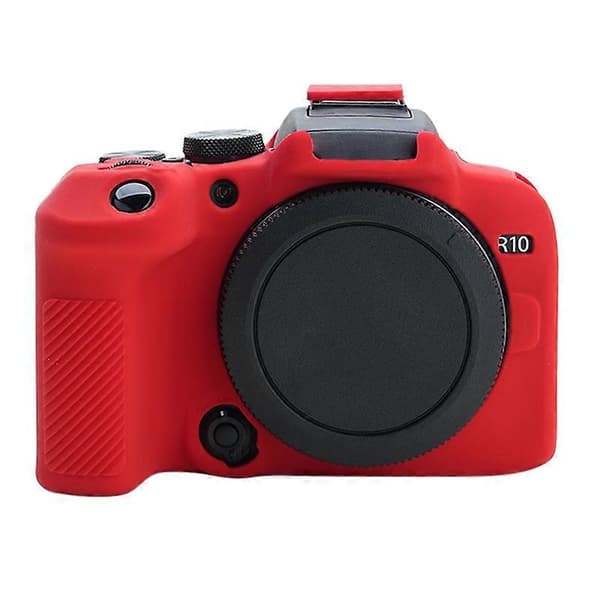 [LCS] Canon EOS R10 -pehmeä silikonisuojakotelo Red