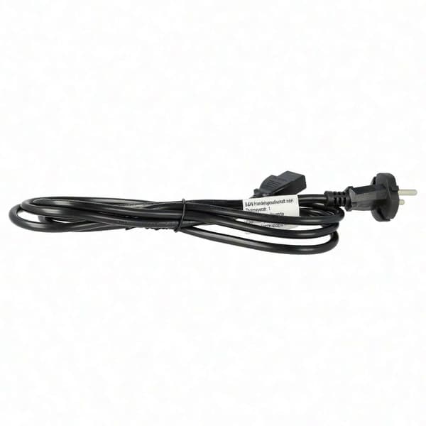 Roland HP-135, E-70, E-86, E-96, EP-50, FP-8, FP-8G, G-800, GR-700, GR-77B, HP-100 strømkabel med C9-stik, 2m Schuko-stik netkabel Black