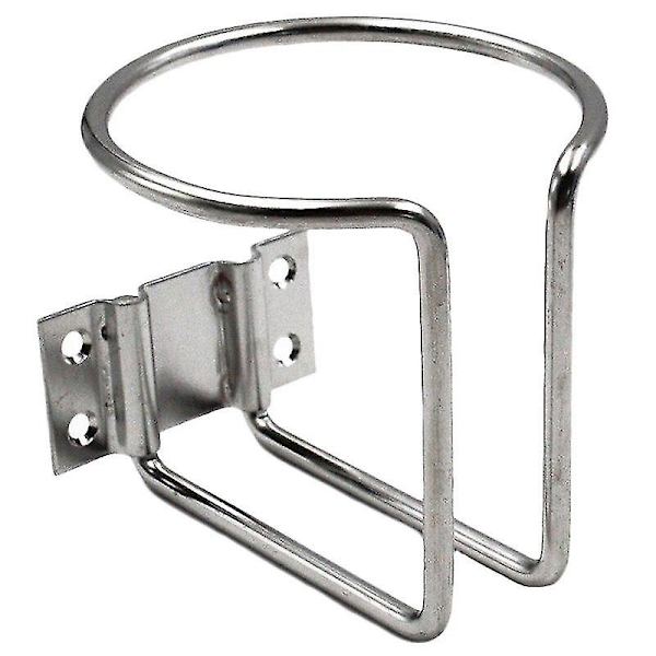 2 stk. rustfrit stål bil båd ring kop drikkeholder flaskeholder kompatibel med marine yacht lastbil autocamper