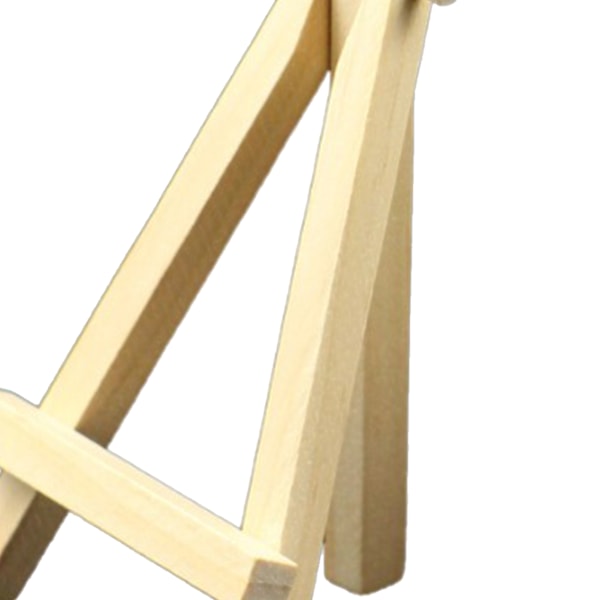 Naturligt Træ Display Stand, Udsøgt Letvægtsdesign Til Små Genstande, Høj Kvalitet Robust Mini Træ Staffeli Til Bryllupsfest