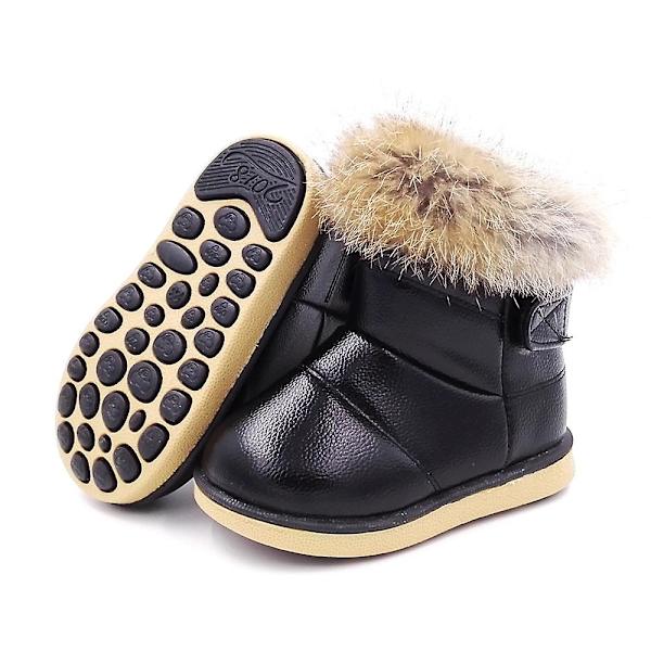 Lumisaappaat taaperoille tytöille ja pojille black 27