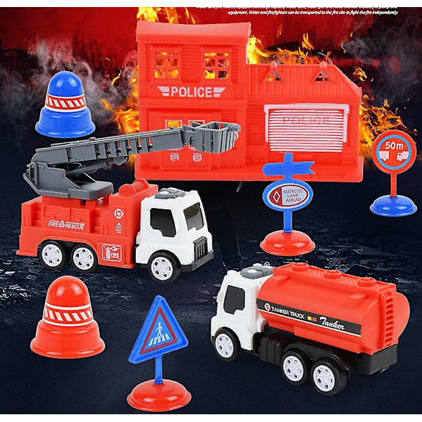 Paloauton mallilelu, simulaatio rakennusautolelusetti firetruck