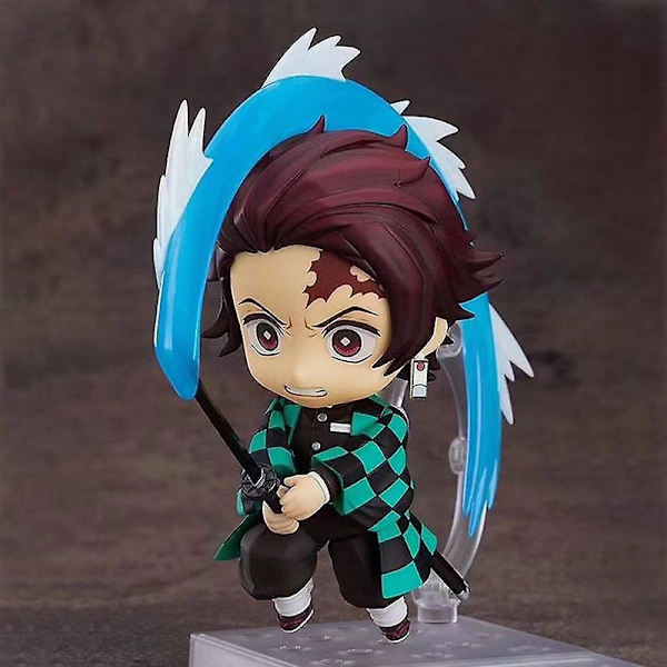 Demon Slayer Q Version Nendoroid Pvc Anime Figur Tecknad Spelfigur Modell Staty Leksak Q1314