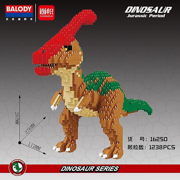 1457+ stk. 16089 16088 mini klodser grøn dinosaur bygge legetøj klassisk model jurassic park figur legetøj hjemme sjovt spil 16250 no box
