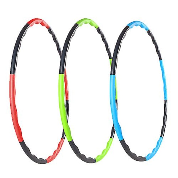 Hula Hoop för Barn 8 Knutar Justerbar Hula Hoop För Sport och Fitness blue+black