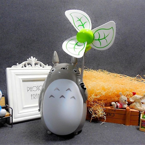 Min Nabo Totoro LED Oppladbar Bordlampe Lysstyrkejustering Øyebeskyttelse Nattlys LD154 White Tripe
