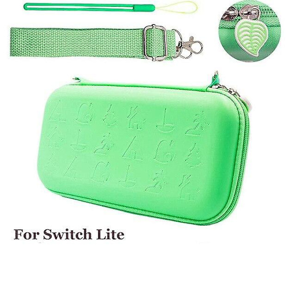 Kittillbehör för Nintendo Switch Lite väska spelkortsfodral rosa påse skydd förvaring Nintedo Nitendo Swich Swith skyddsväska Green for lite