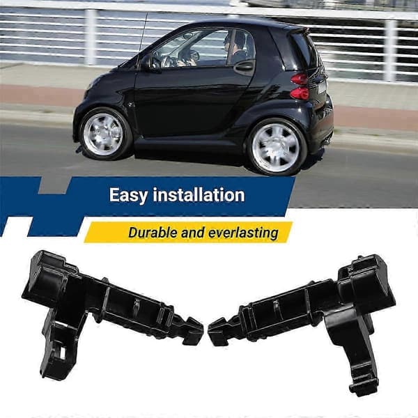 [LCS]1 par låser til bunnhette for Smart Fortwo 451 Black