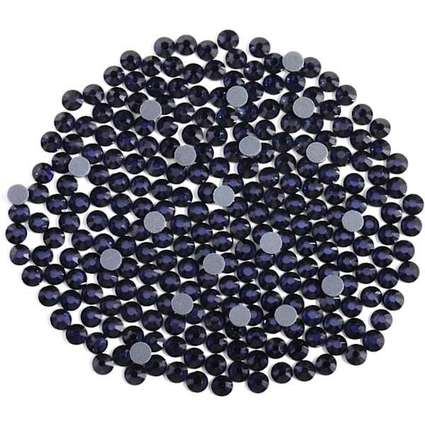 8000 st Mörkblå Hotfix Rhinestones, Montana SS6, 1,9-2,1 mm för Hantverk & Kläder Montana SS6 Montana