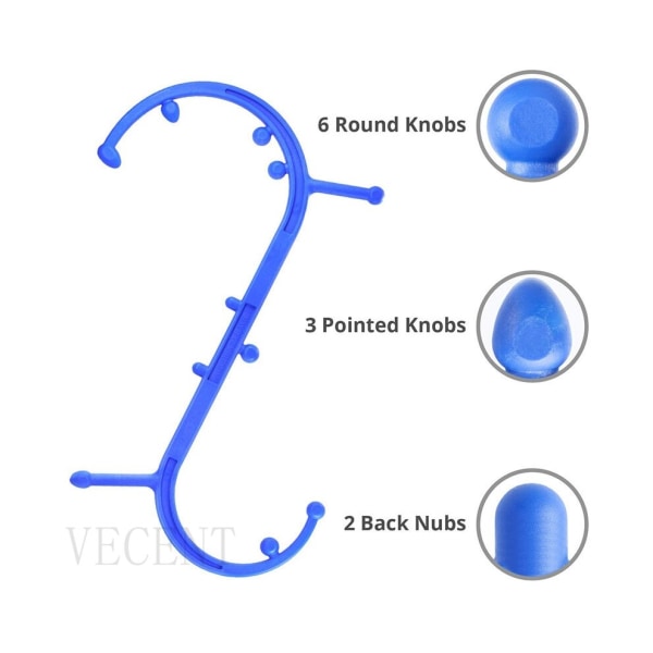 Trigger Point Självmassage Stick Theracane Kropp Muskelavslappning S style
